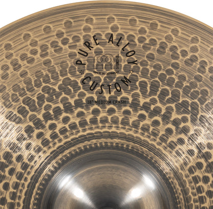 MEINL Cymbals Pure Alloy Custom Medium Crash - 18"