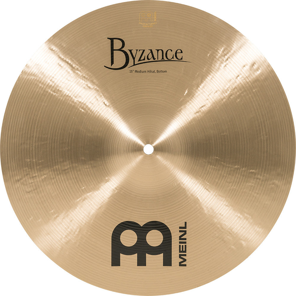 MEINL Cymbals Byzance Traditional Medium Hihat - 15"