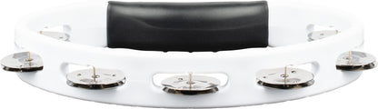 MEINL Percussion Headliner® Series Molded ABS Single-Row Tambourine - White