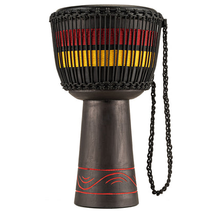 MEINL Percussion Original African Style Rope Tuned Wood Djembe - 13"