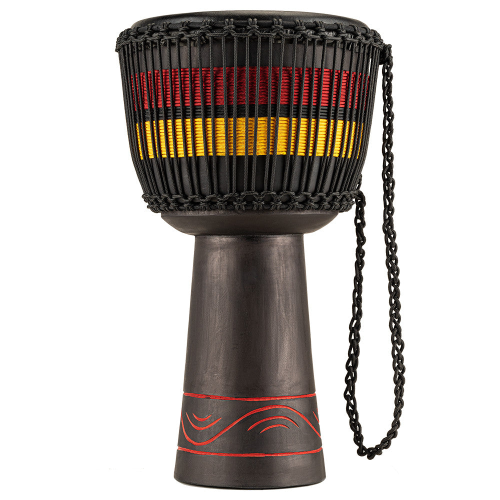 MEINL Percussion Original African Style Rope Tuned Wood Djembe - 13"