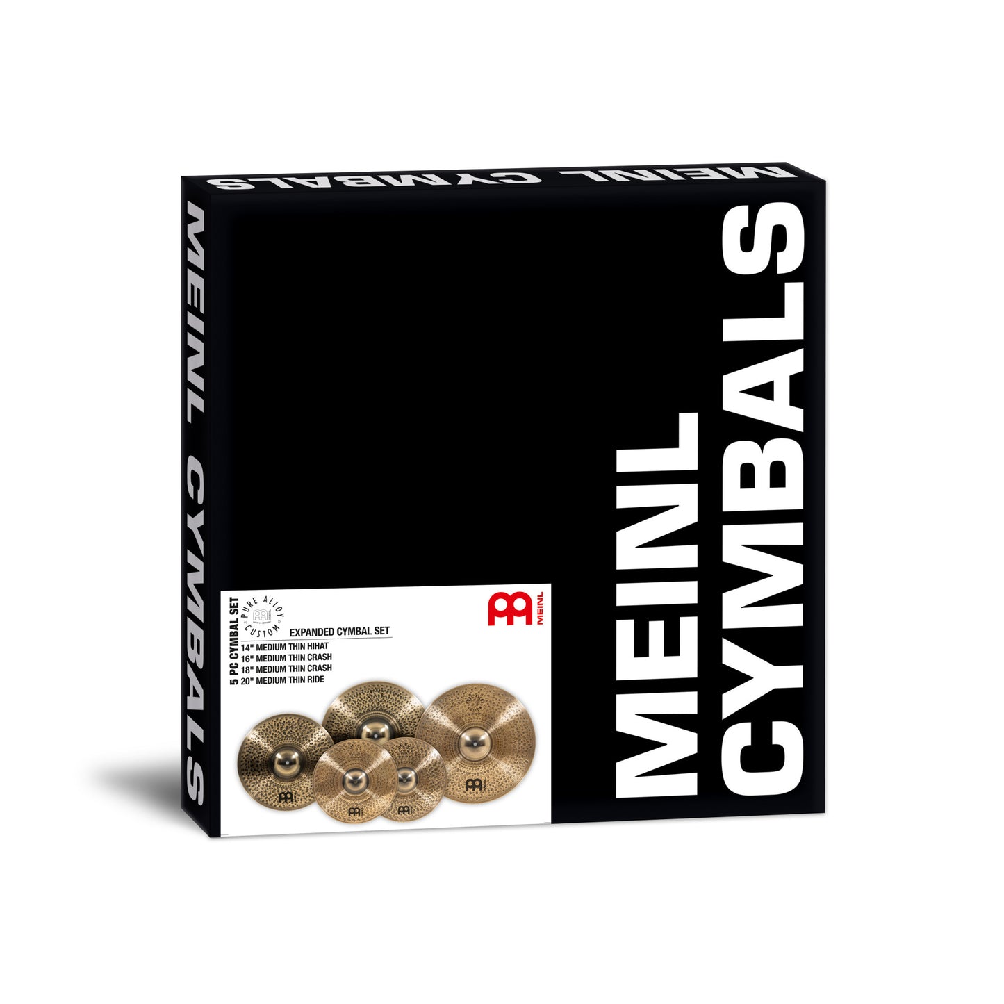 MEINL Cymbals Pure Alloy Custom Expanded Set