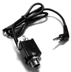 IBANEZ Output jack: Box, 6.3 mm, Stereo with 3.5pi plug - chrome