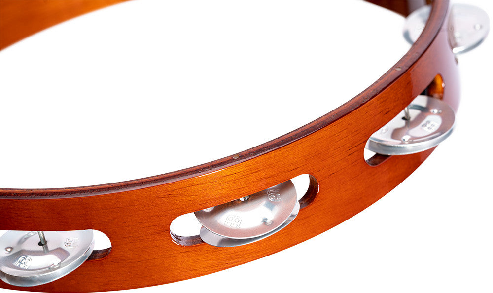 MEINL Percussion Traditional Wood Series Tambourine - 10"