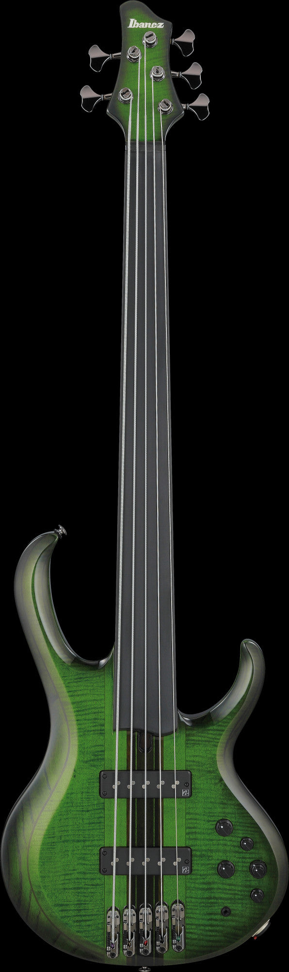 IBANEZ Steve Di Giorgio Signature E-Bass 5-String Fretless - Dark Moss Burst