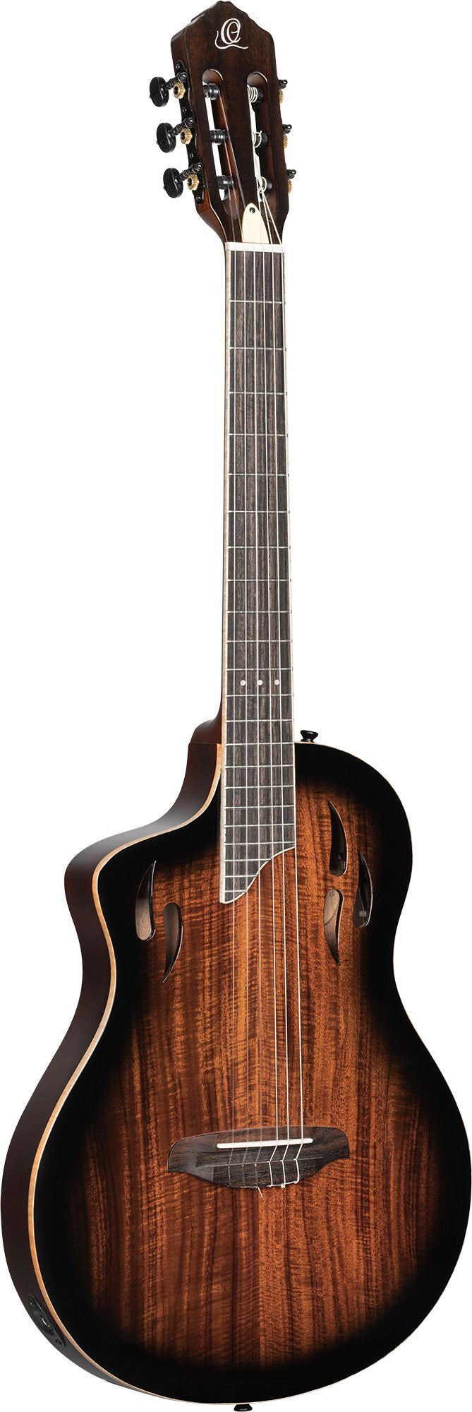 ORTEGA TourPlayer DeLuxe Nylon String Guitar 6-String Lefty - Acacia Burst + Gig Bag