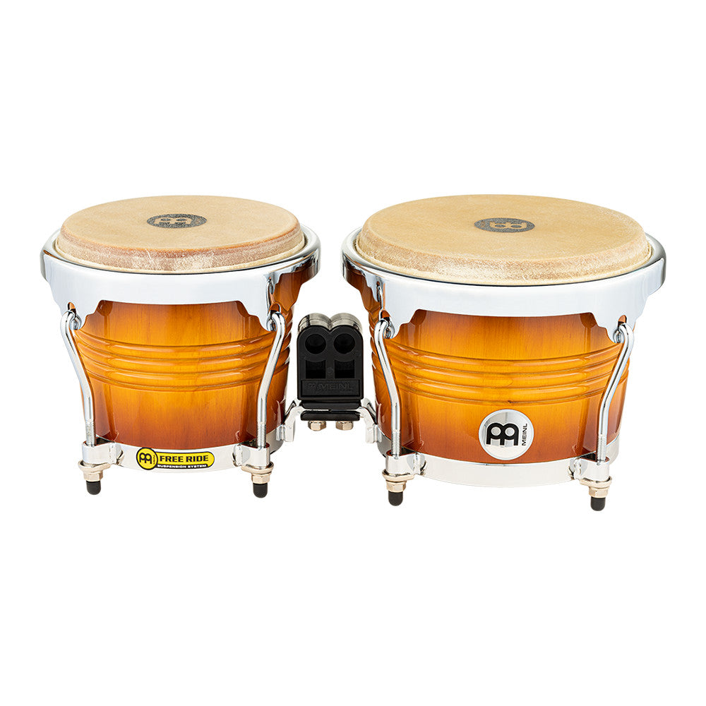 MEINL Percussion Marathon Exclusive Series Bongo - 6 3/4" Macho & 8" Hembra - Gold Amber Sunburst
