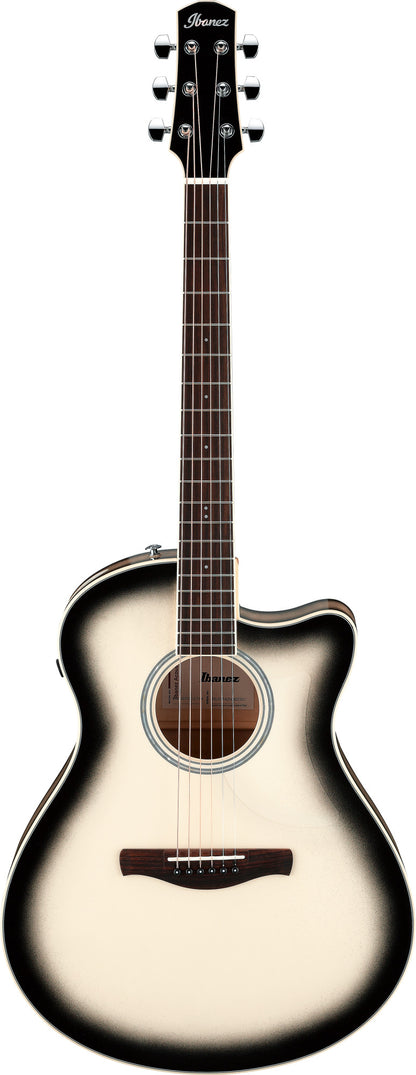 IBANEZ Advanced Acoustic AAM Acoustic Guitar 6-String - Transparent Panda High Gloss
