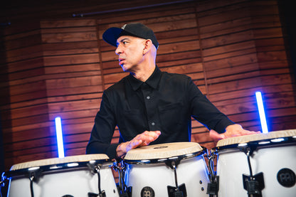 MEINL Percussion Artist Series Roberto Serrano Tumba 12 1/2" /REMO® Fiberskyn Heads - Pearl White