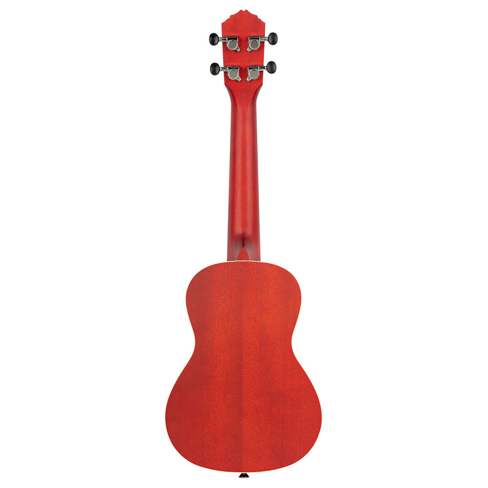 ORTEGA Earth Series Concert Ukulele 4 String - Fire Red