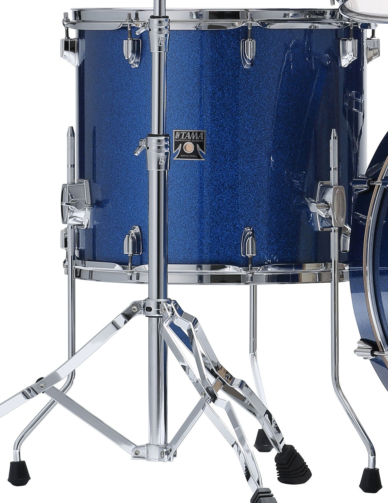 TAMA Superstar Classic Floor Tom 16" x 16" - Indigo Sparkle/Chrom HW