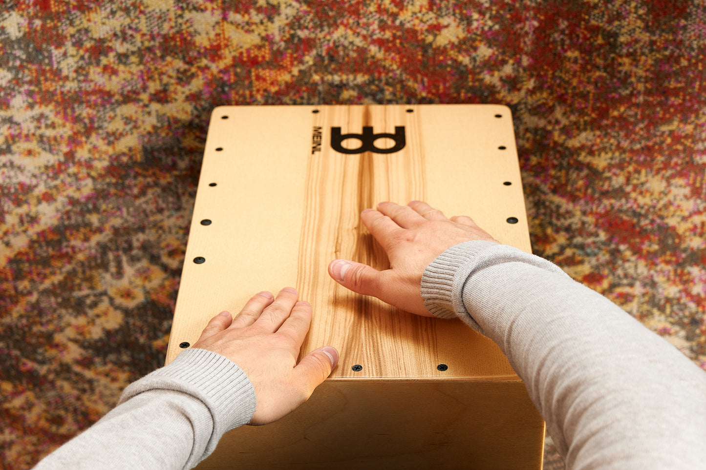 MEINL Percussion Snarecraft Series Snare Cajon 80 - Heart Ash