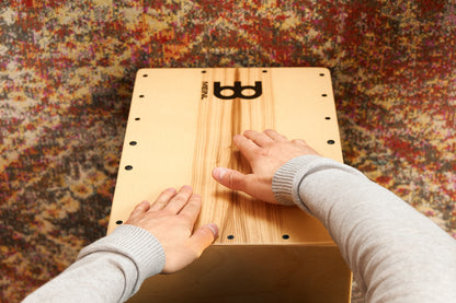 MEINL Percussion Snarecraft Series Snare Cajon 80 - Heart Ash