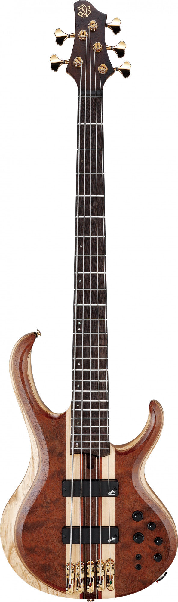 IBANEZ Premium BTB Electric Bass 5-String - Natural Shadow Low Gloss + Gig Bag