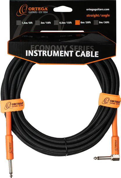 ORTEGA Economy Series Instrument Cable - 6 m / 20 ft