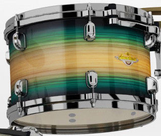 TAMA Starclassic Maple Exotic Rack Tom 10" x 7" - Emerald Pacific Walnut Burst/Black Nickel HW