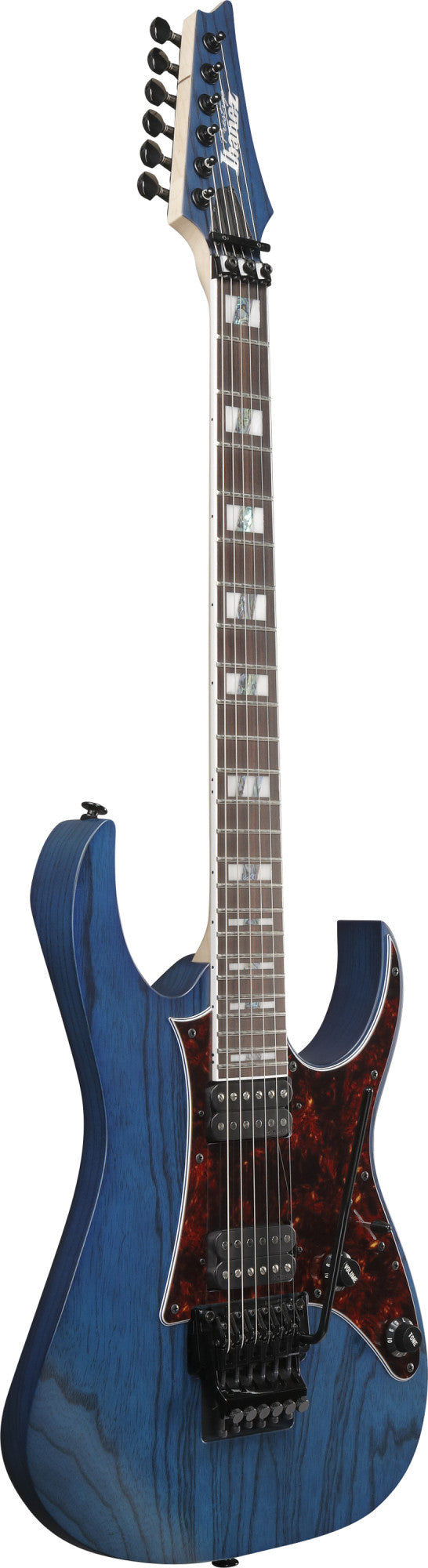IBANEZ Prestige RG E-Gitarre 6-String - Transparent Deep Blue Flat + Koffer