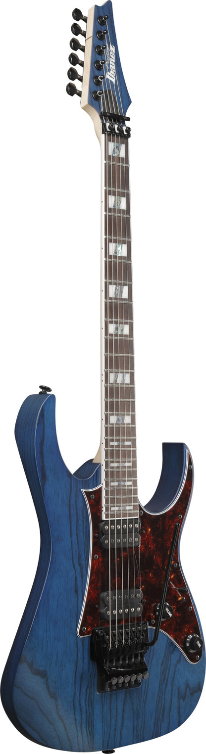IBANEZ Prestige RG E-Gitarre 6-String - Transparent Deep Blue Flat + Koffer