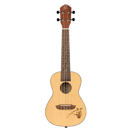 ORTEGA Bonfire Series Concert Ukulele 4 String - Spruce/Sapele Natural