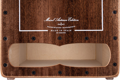 MEINL Percussion Artisan Edition Series String Cajon Cantina Line - Brown Eucalyptus