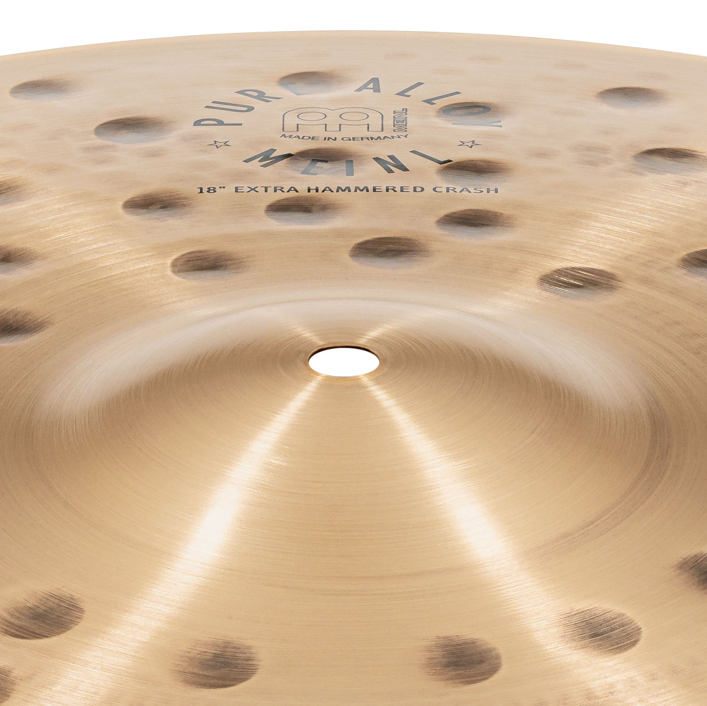 MEINL Cymbals Pure Alloy Extra Hammered Crash - 18"