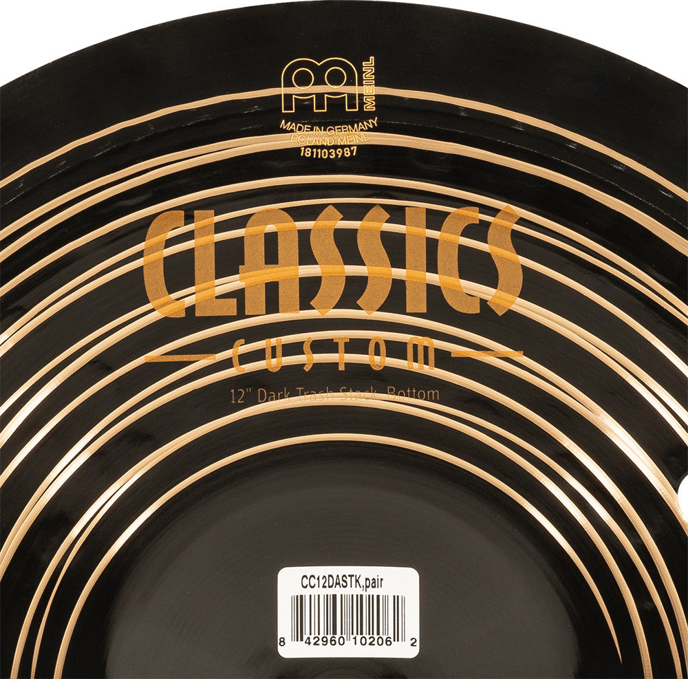 MEINL Cymbals Classics Custom Dark Trash Stack - 12"