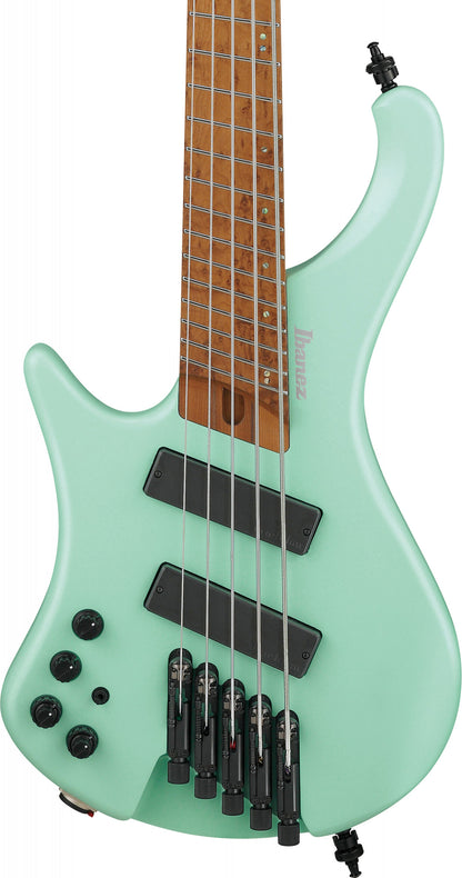 IBANEZ Bass Workshop EHB Electric Bass 5-String Multiscale Lefty - Sea Foam Green + Gig Bag PGPGB