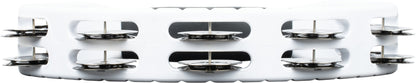 MEINL Percussion Headliner® Series Molded ABS Dual-Row Tambourine - White