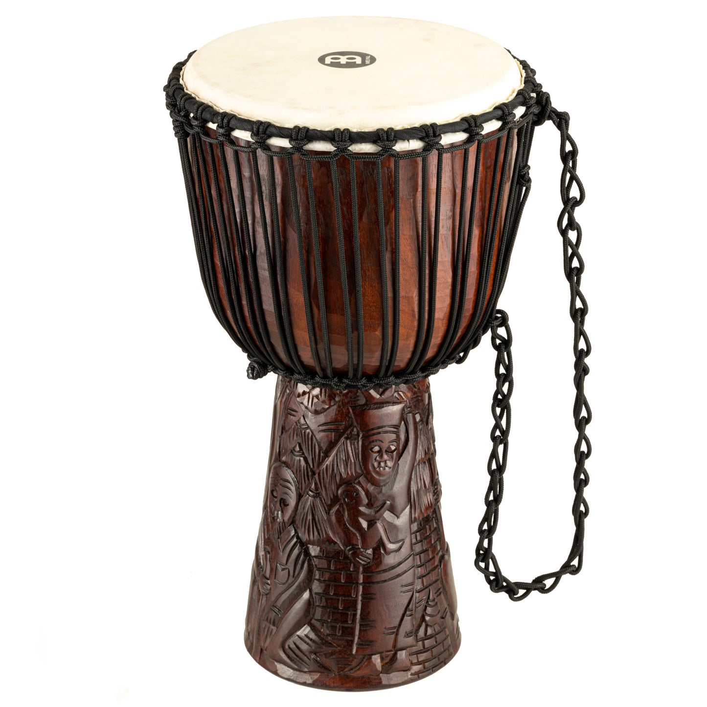 MEINL Percussion Professional African Style Djembe 10" - Village Carving
