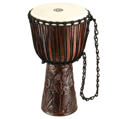 MEINL Percussion Professional African Style Djembe 10" - Village Carving