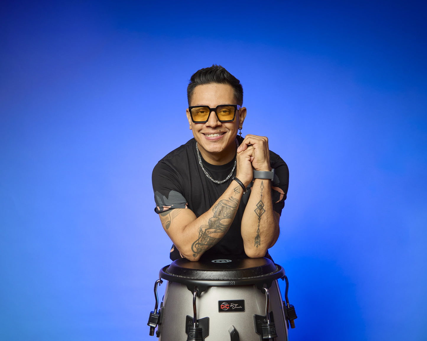 MEINL Percussion Artist Series Diego Camacho Signature 12 1/2" Tumba - Pearl Grey