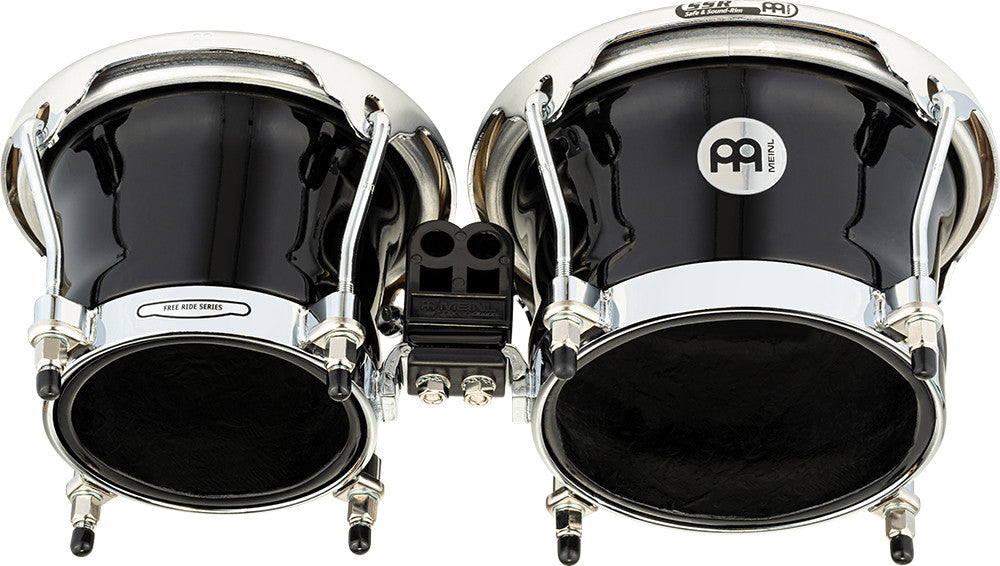 MEINL Percussion Fibercraft Fiberglass Bongo 7" Macho & 8 1/2" Hembra -Black