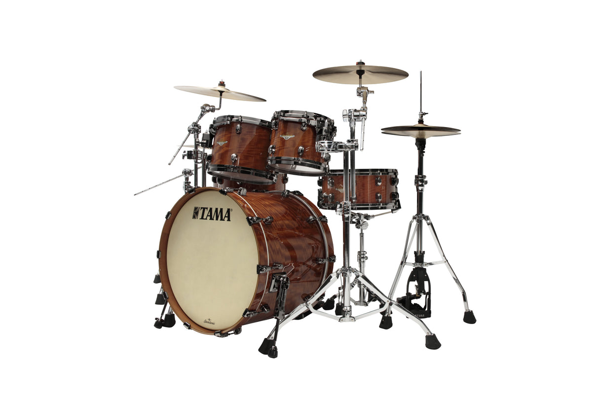TAMA Starclassic Bubinga Shell Kit 5 pcs - Gloss African Cherry/Black Nickel HW