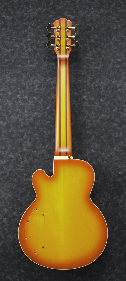 IBANEZ Thundercat Signature Hollow Body Bass 6-String - Autumn Leaf Burst Matte + Koffer