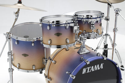 TAMA Starclassic Walnut/Birch Lacquer Shell Kit 4 pcs - Satin Purple Atmosphere Fade/Chrome HW