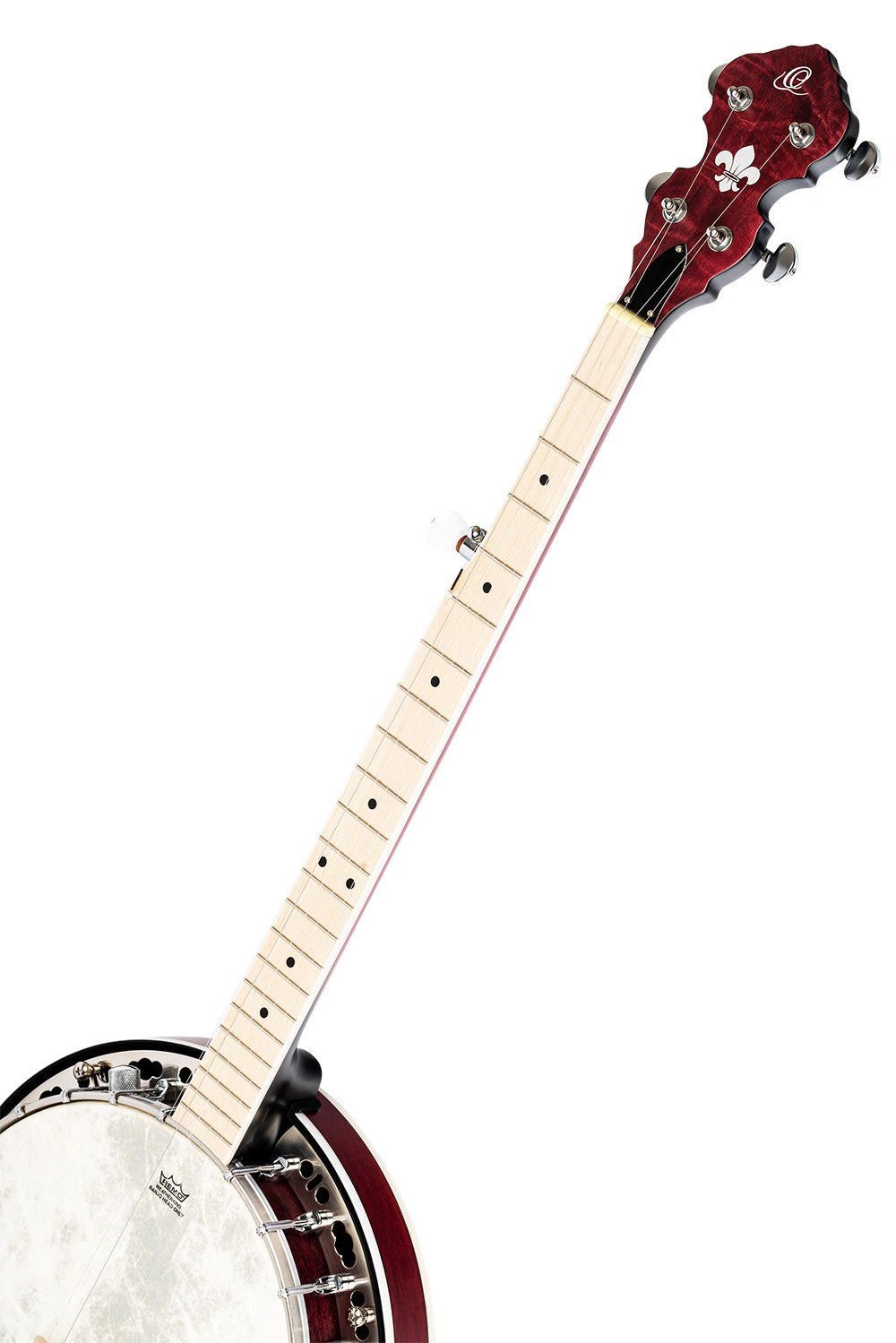 ORTEGA Falcon Series Banjo 5 String - Maple Fire Red + Bag