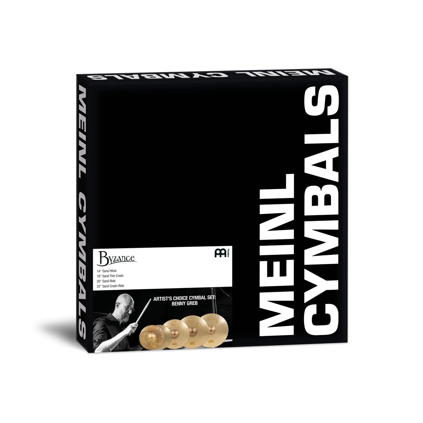 MEINL Cymbals Byzance Artist's Choice Cymbal Set: Benny Greb - 4 pcs