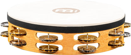 MEINL Percussion Traditional Wood Series Headed Tambourine - 10"