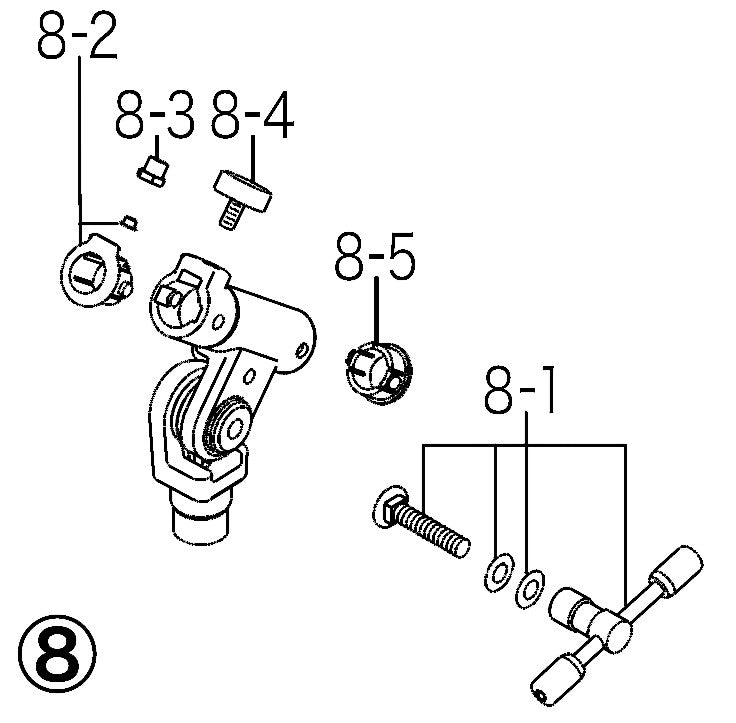 TAMA Galgenausleger-Halterset für MS736RBK/MS737BK/MS736BK/MS736LBK