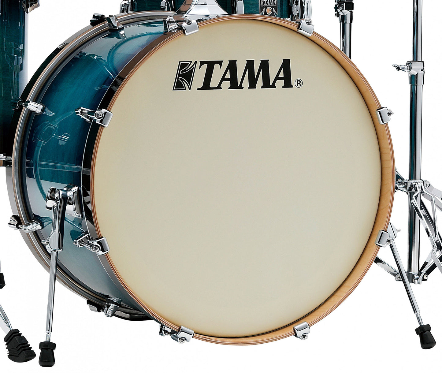 TAMA Superstar Classic Bass Drum 22" x 16" - Blue Lacquer Burst/Chrom HW