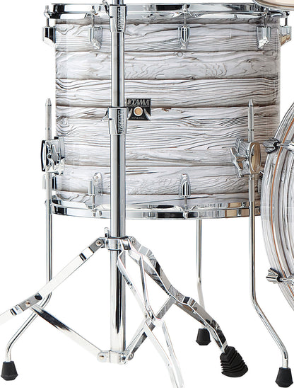 TAMA Superstar Classic Floor Tom 18" x 16" - Ice Ash Wrap/Chrom HW