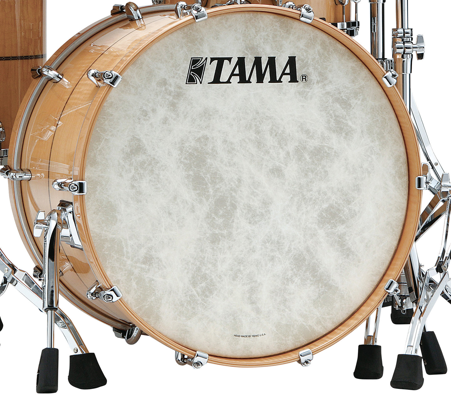 TAMA STAR Maple Shell Kit 4 teilig - Glossy Natural Curly Maple/Chrom HW