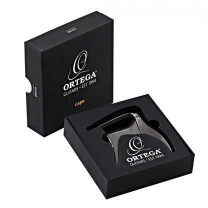 ORTEGA Ukulele Capo - Black Chrome