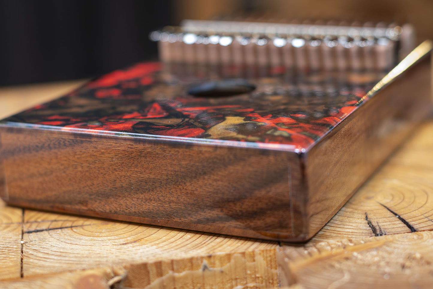 MEINL Percussion Sound Hole Designer Kalimba - Lava