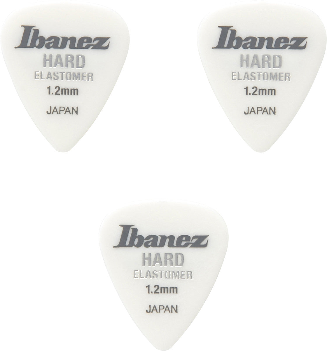 IBANEZ Elastomer Picks - 3er Pack