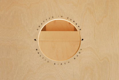MEINL Percussion Snarecraft Series Snare Cajon 80 - Heart Ash