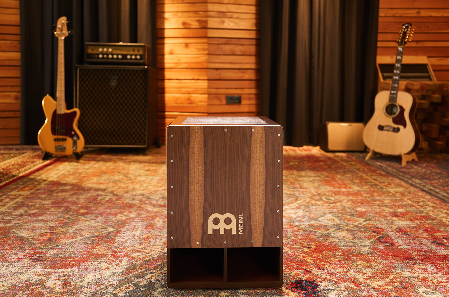 MEINL Percussion Bass Series Subwoofer Cajon - Walnut