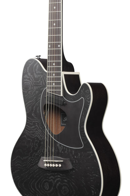 IBANEZ Talman Akustikgitarre 6-String - Galaxy Black Open Pore