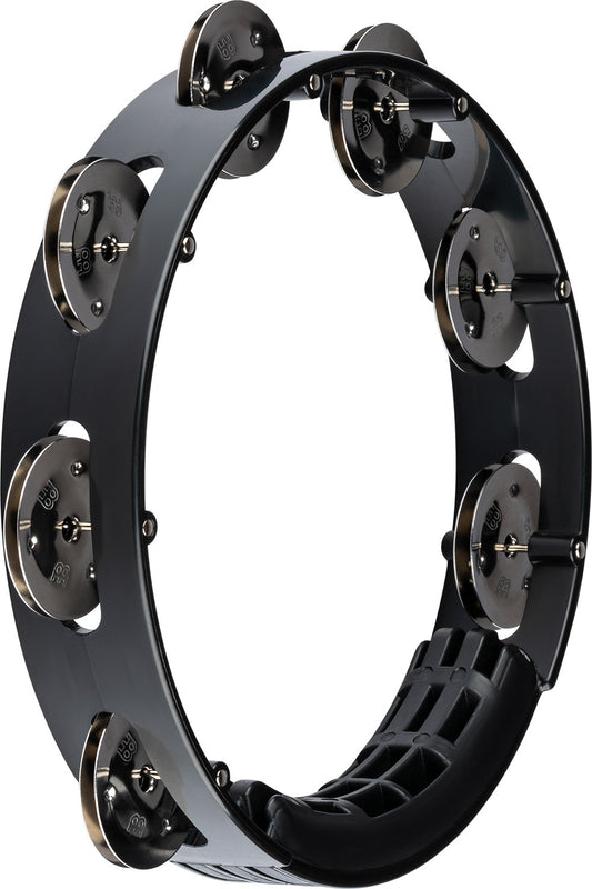 MEINL Percussion Headliner® Series Molded ABS Tambourine - 8" Black