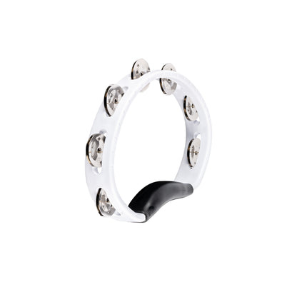 MEINL Percussion Headliner® Series Molded ABS Single-Row Tambourine - White